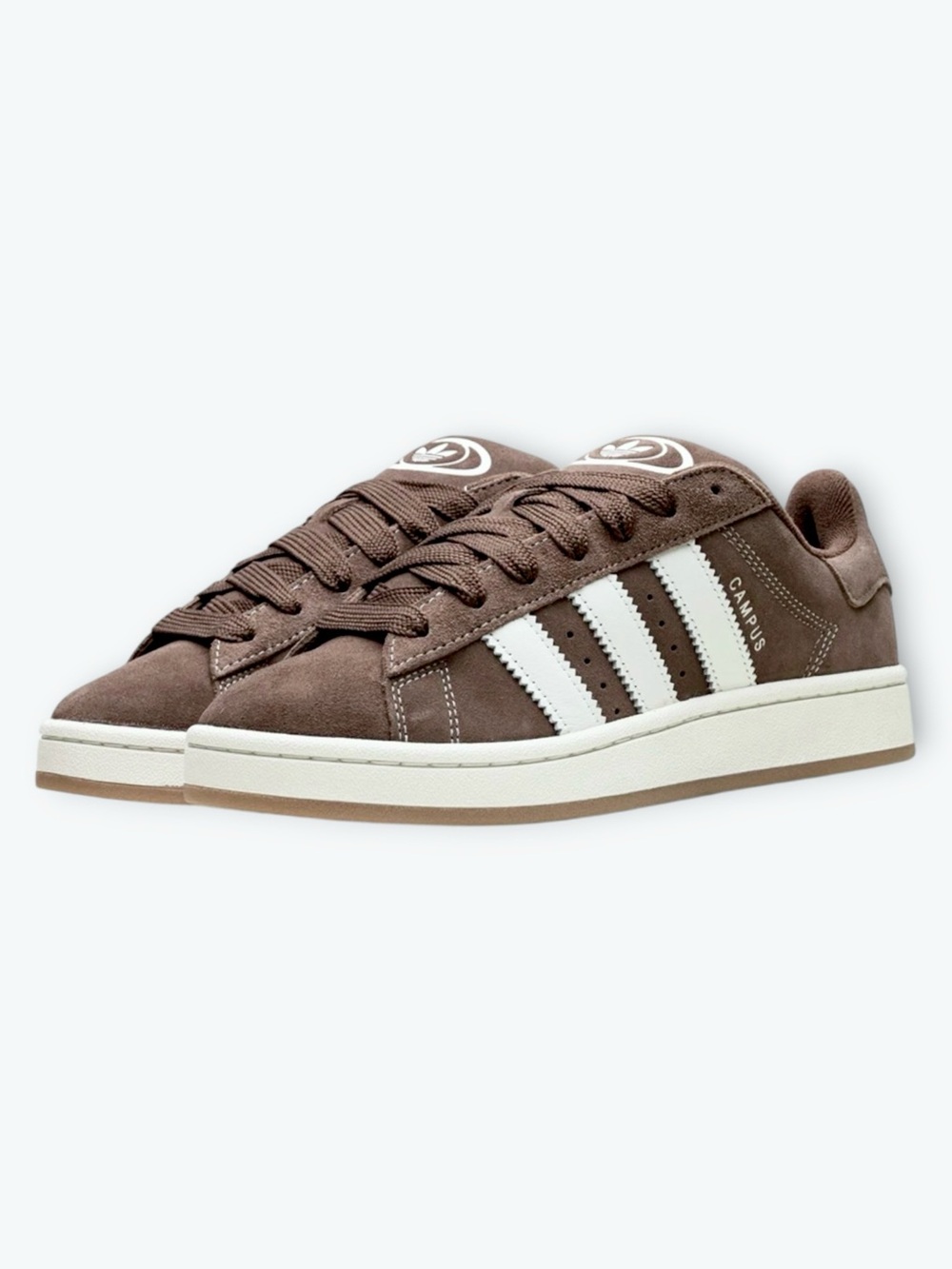 NWT Adidas Campus Sneakers 00S Brown/White Size 7